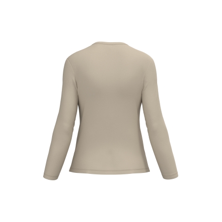 T-shirt col V manches longues femme