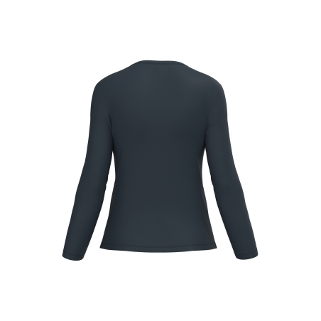 T-shirt col rond manches longues femme
