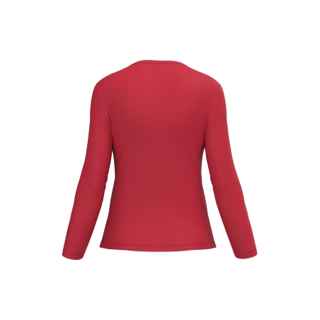 T-shirt col rond manches longues femme