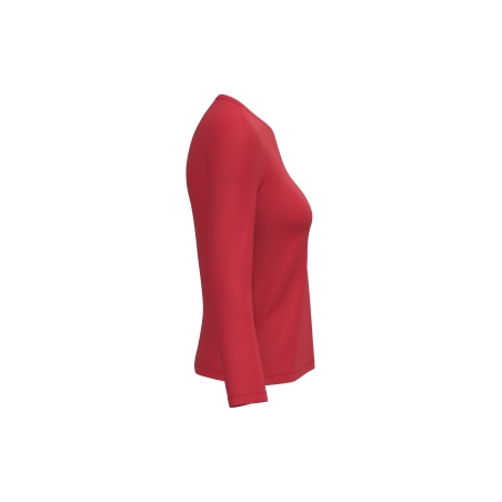 T-shirt col rond manches longues femme