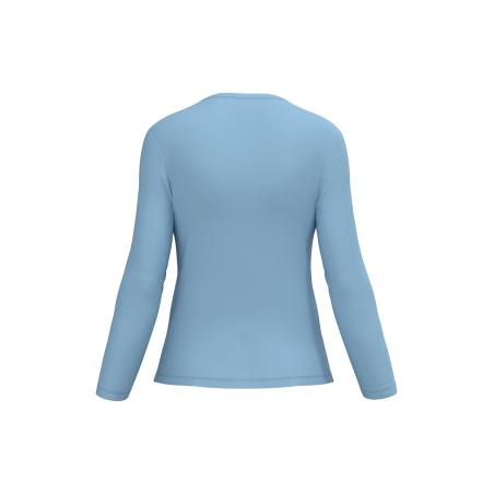 T-shirt col rond manches longues femme