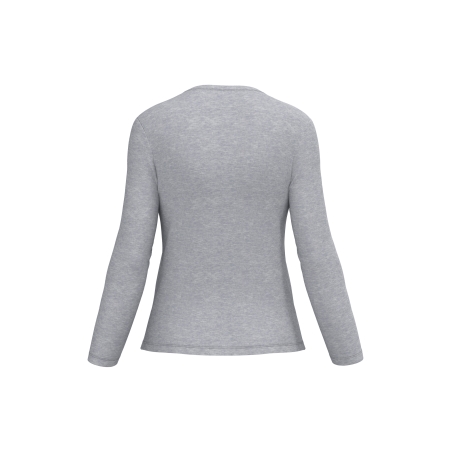 T-shirt col rond manches longues femme