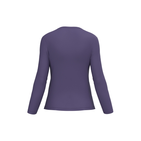 T-shirt col rond manches longues femme