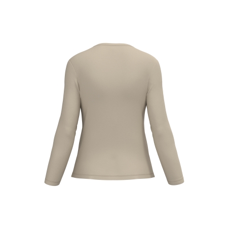 T-shirt col rond manches longues femme
