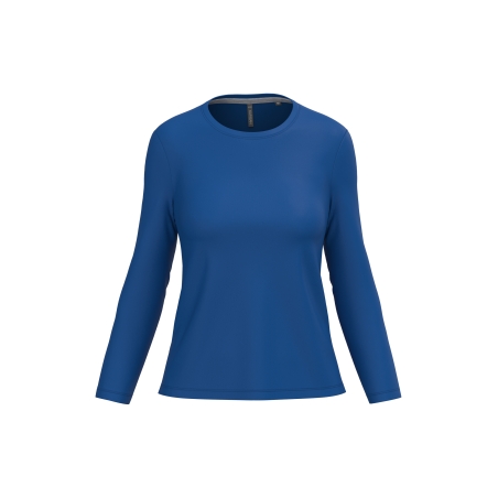 T-shirt col rond manches longues femme
