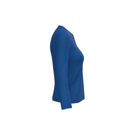 T-shirt col rond manches longues femme
