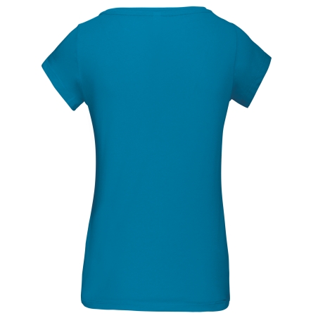 T-shirt col bateau manches courtes femme