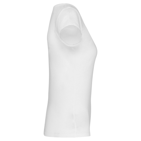 T-shirt col bateau manches courtes femme