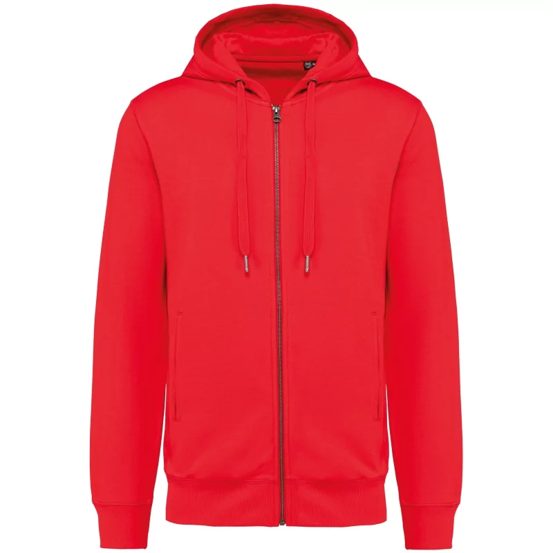 Sweat-shirt french terry écoresponsable zippé à capuche unisexe