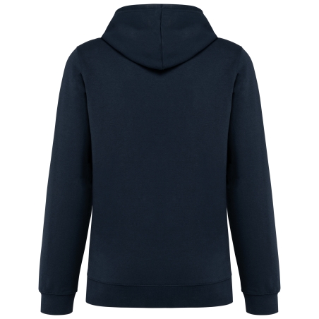 Sweat-shirt à capuche contrastée à motifs unisexe