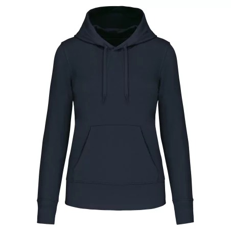 Sweat-shirt écoresponsable à capuche femme