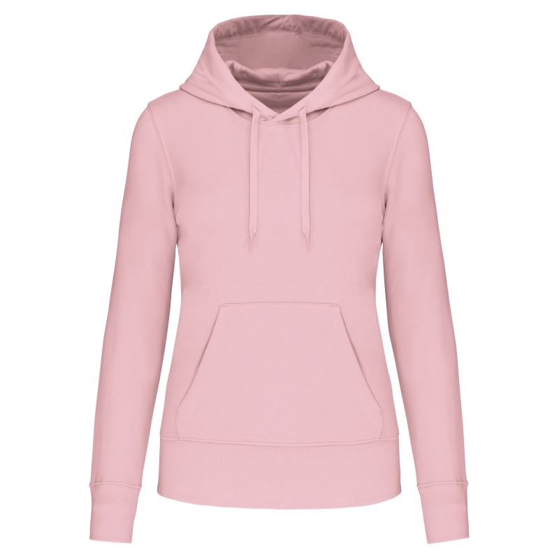 Sweat-shirt écoresponsable à capuche femme
