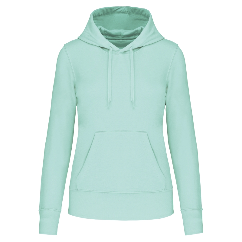 Sweat-shirt écoresponsable à capuche femme
