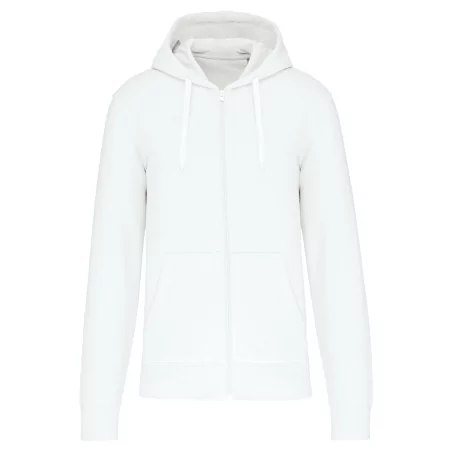 Sweat-shirt écoresponsable zippé à capuche homme