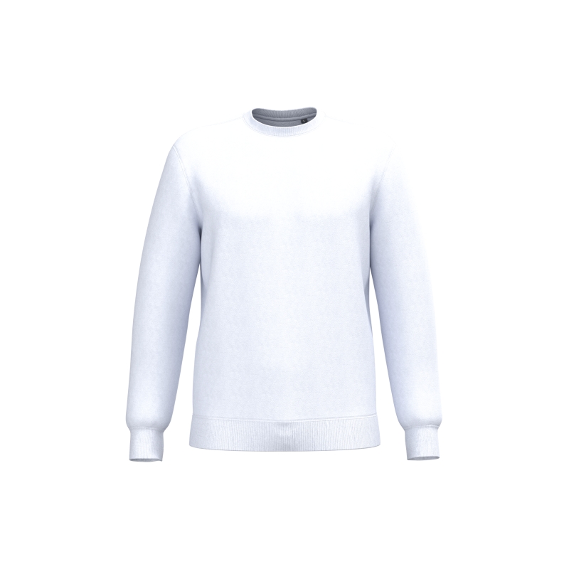Sweat-shirt recyclé col rond unisexe