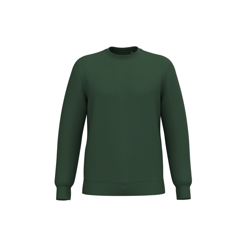 Sweat-shirt recyclé col rond unisexe