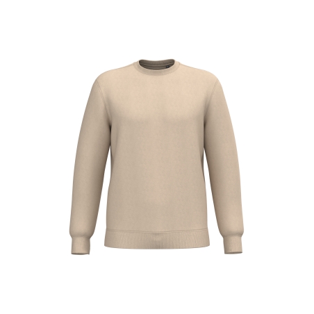 Sweat-shirt recyclé col rond unisexe