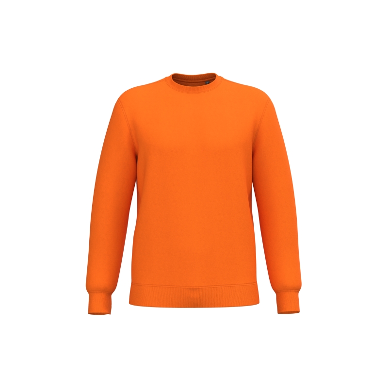 Sweat-shirt recyclé col rond unisexe