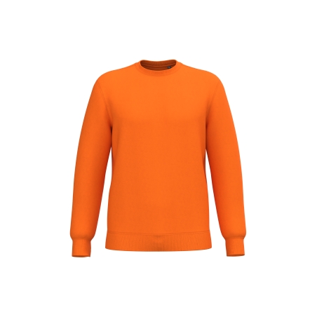 Sweat-shirt recyclé col rond unisexe