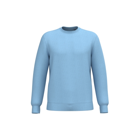 Sweat-shirt recyclé col rond unisexe