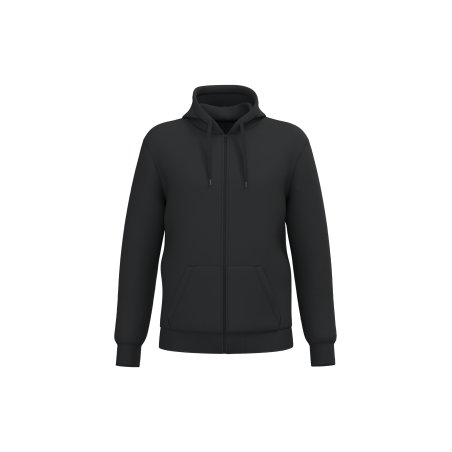 Sweat-shirt recyclé zippé à capuche unisexe