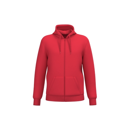 Sweat-shirt recyclé zippé à capuche unisexe