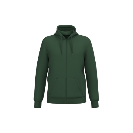 Sweat-shirt recyclé zippé à capuche unisexe
