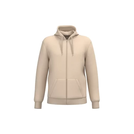 Sweat-shirt recyclé zippé à capuche unisexe