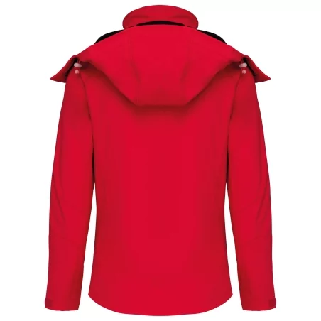 Veste softshell à capuche amovible femme