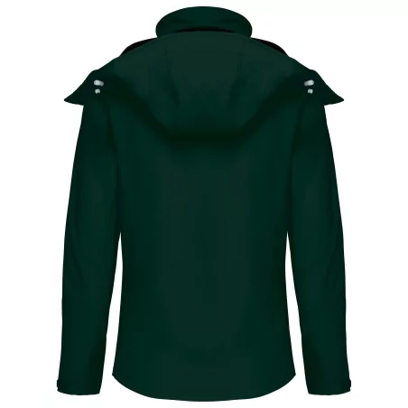 Veste softshell à capuche amovible femme