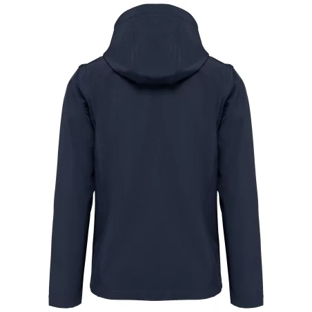 Veste Softshell 3 couches à capuche avec manches amovibles unisexe