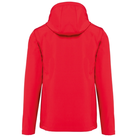 Veste Softshell 3 couches à capuche avec manches amovibles unisexe