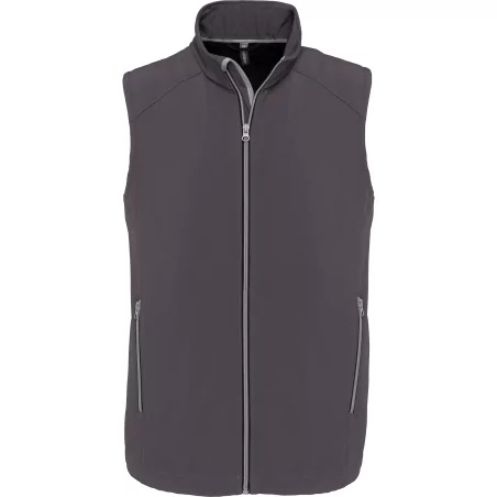 Bodywarmer softshell 2 couches homme