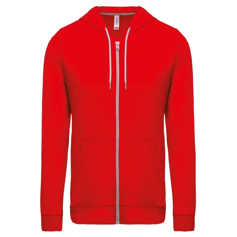 Veste coton légère à capuche