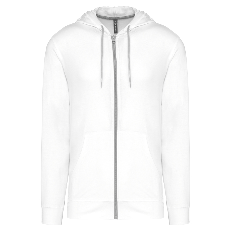 Veste coton légère à capuche