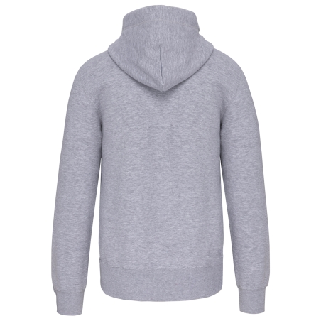 Sweat-shirt zippé capuche unisexe