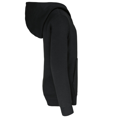 Sweat-shirt capuche contrastée enfant
