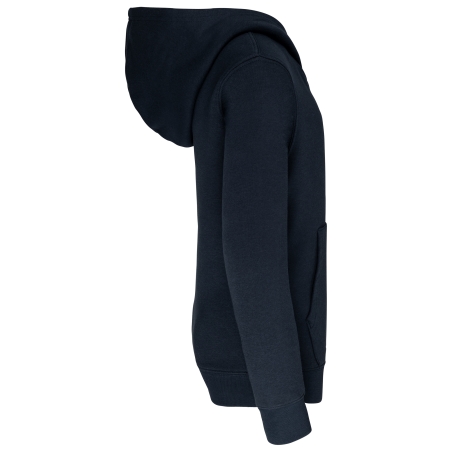 Sweat-shirt capuche contrastée enfant