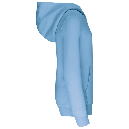 Sweat-shirt capuche contrastée enfant