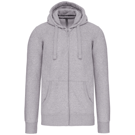 Sweat-shirt zippé capuche homme