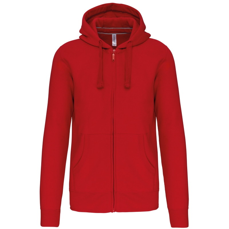 Sweat-shirt zippé capuche homme