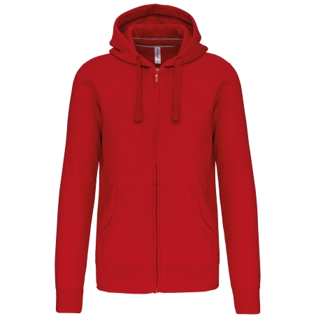 Sweat-shirt zippé capuche homme