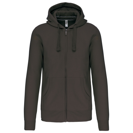 Sweat-shirt zippé capuche homme