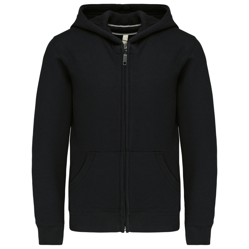 Sweat-shirt capuche zippé enfant