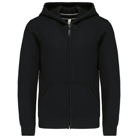 Sweat-shirt capuche zippé enfant