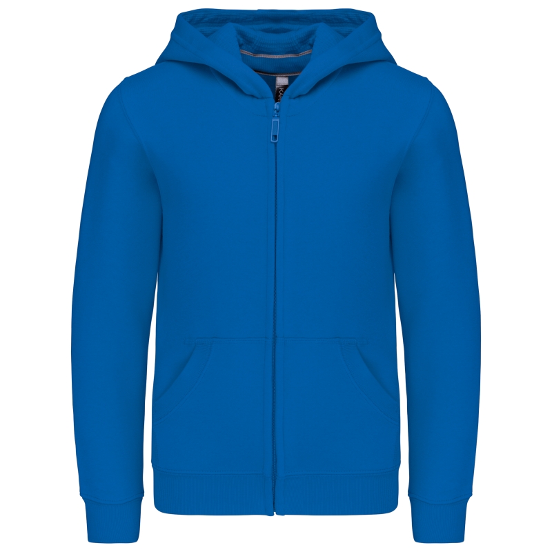 Sweat-shirt capuche zippé enfant