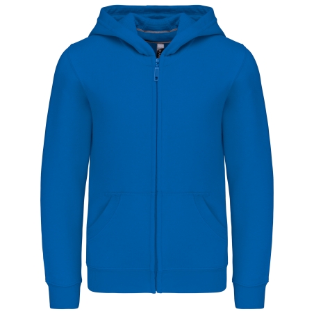 Sweat-shirt capuche zippé enfant