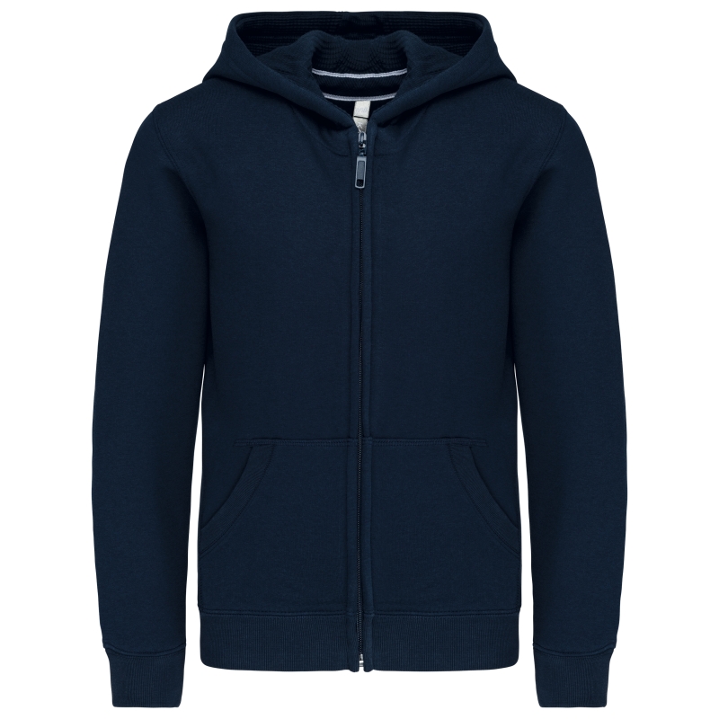Sweat-shirt capuche zippé enfant