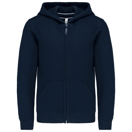 Sweat-shirt capuche zippé enfant