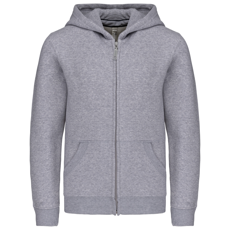 Sweat-shirt capuche zippé enfant